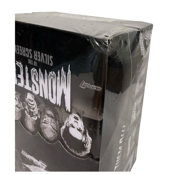 New Universal Monsters Of The Silver Screen Super 7 Reaction Figures Sealed Box - Picture 5 of 5